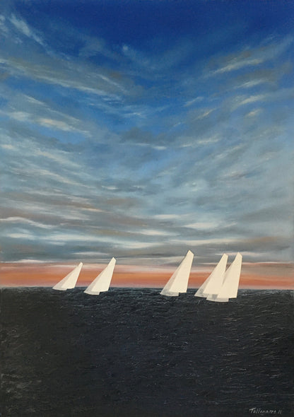 Sunset 70 x 60 cm