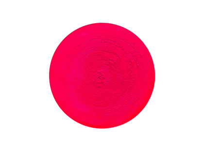 Monochrome artwork, a bright pink round painting with structure and relief made with a mixture of pure natural pigment and a binding agent, with a diameter of 90 cm.  I find my inspiration from nature and love all the patterns we can find anywhere. This painting would look great in a ultra modern home.  It will make a bold statement in any modern interior.   Shipped Worldwide.